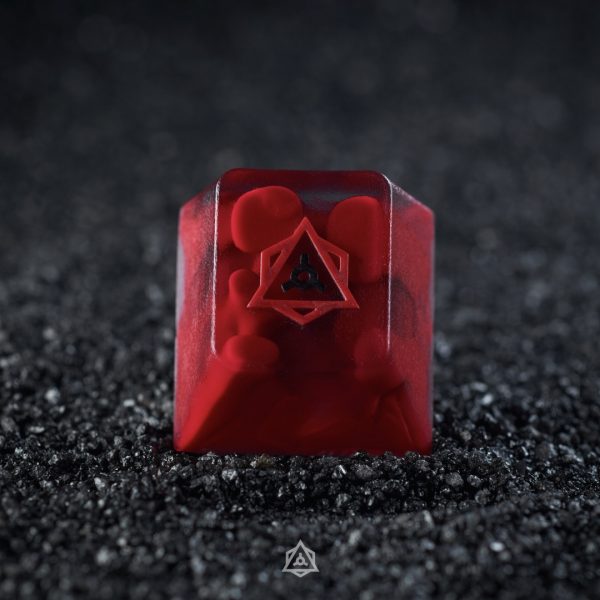 Typo Negative - Logo Keycap - Blood Rain