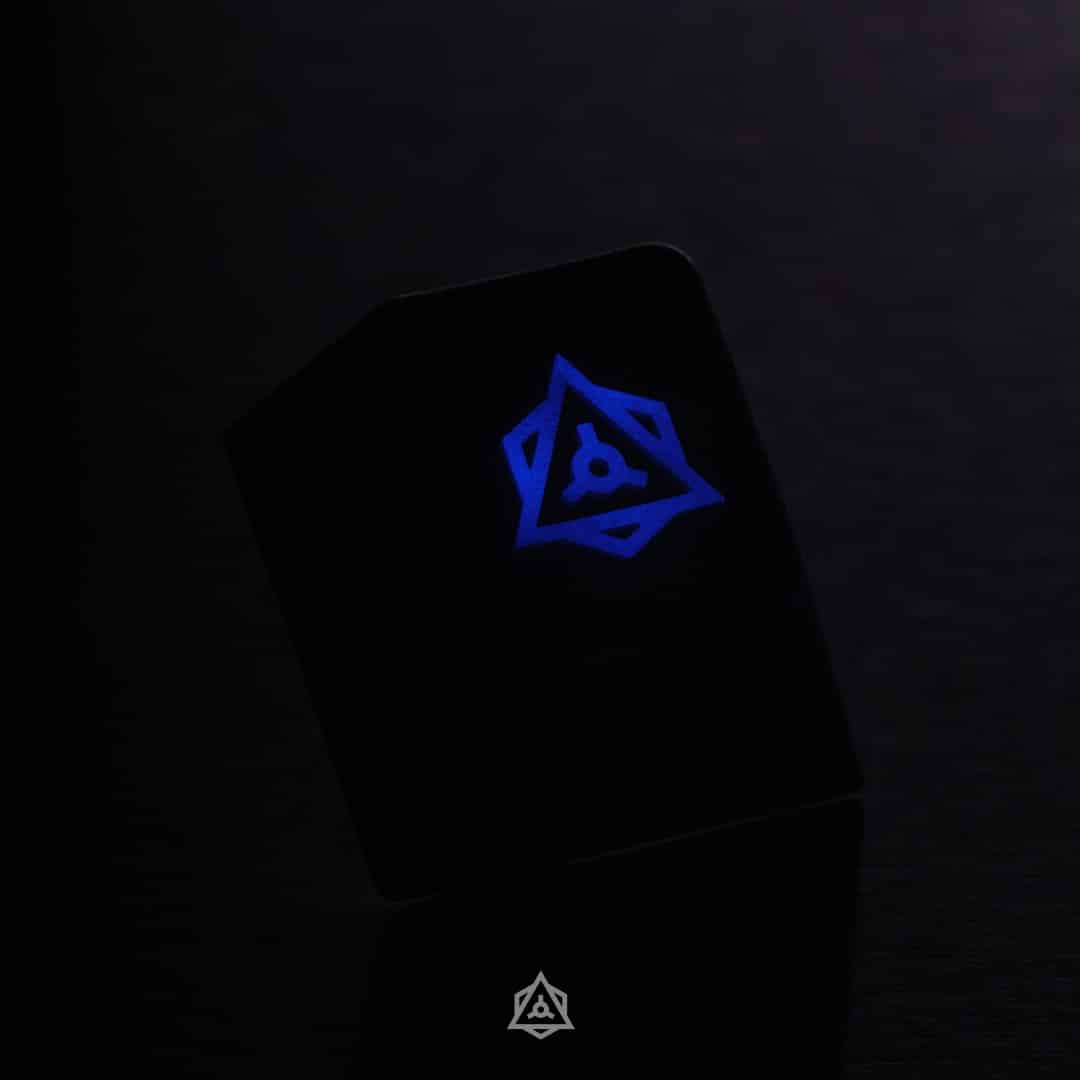 Good vs Evil - Logo Keycap - Purple Beacon - Image 3
